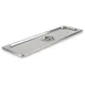 Concasse MCT242400 Stainless Steel Steam Table Pan Cover, 2/4 Size, Solid, With Handle 1 image