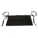 Concasse MCTXDEL5731N Waist Apron, 22" x 12", Durable Black with Adjustable Length and Bag - 1/Bag 1 image
