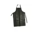 Concasse MCTXDELB2641 Prepping Bib Apron, 26" x 41", Vinyl, Black - 1/Bag 1 image