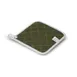 Concasse MCTXFC03 Square Plastic Skillet Holder, 8" x 8", Green, Heat-Resistant to 260°F 1 image