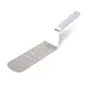 Concasse MCVAT085P Flexible Stainless Steel Turner, 8" x 3", Perforated, Nylon Handle, White 1 image