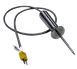Cooper-Atkins 50101-K Frozen Product Probe, -40° to 400°F, 3" Shaft, 30" Cable, Type K Thermocouple 1 image