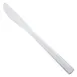 Dinex DX0002-08 Windsor Dinner Knife, 7" Medium Weight, 18/0 Stainless Steel Solid Handle - 1 Dozen 1 image