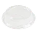 Dinex DX11870174 Clear Disposable Lid for DXSWC607 & DXSWC807 Bowls, Fits Containers - Case 1 image