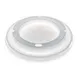 Dinex DX30008775 - EZ-Sip White Disposable Cup Lid for 8oz Turnbury Mug, 1000/Case 1 image