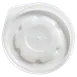 Dinex DX43008714 Disposable Cup Lid, Translucent, Fits 9 oz. DX4300 Bowl - 1000/Case 1 image