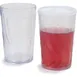 Dinex DX4GC807 8oz Clear SAN Tumbler, 2-5/8" Dia. x 4" H, 2oz Markings, Dishwasher Safe - 24/Case 1 image