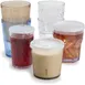 Dinex DX4GC954 9oz Blue Swirl Tumblers, 3-1/4" Dia × 3-3/8" H, SAN BPA‑Free Dishwasher‑Safe - 1/Case 2 image