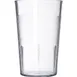 Dinex DX550107 - 5 oz Clear Textured SAN Tumbler, Tapered Sides, BPA Free, Dishwasher Safe – 24/Case 1 image