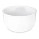 Dinex DXCFB502A Fruit Bowl, 5 Oz 3" Diameter x 2" Height Round Vitrified China White - Case 1 image