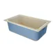 Dinex DXCM1100C1402 Coldmaster Food Pan, 1/1 Size, 15 Qt, 6" Deep, White/Blue ABS, Color Change 1 image