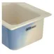 Dinex DXCM1101C1402 Coolcheck Food Pan, 1/2 Size, 6 Qt, 6" Deep, White/Blue, Plastic, Color Changing 2 image