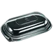 Dinex DXL800PDCLR Clear Proex Dome Lid for Large Entrée Platters, Polystyrene Plastic, 1/Case 1 image