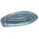 Dinex DXL900PDCLR Clear Proex Dome Polystyrene Plastic Lid For Casserole Containers – 1/Case 1 image