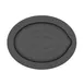 Epicurean 659-120902 Slate Fajita Serving Board, 12" x 9.25" x 0.75", Oval Composite, Dishwasher Safe 1 image