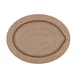 Epicurean 659-120903 Fajita Board, Nutmeg, 12" x 9.25" Oval, Composite, Heat Res 350°F, Knife Safe 1 image