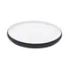 GET 21379-TOH/BK Reusable Melamine Plate, 10.5" Round, Two-Tone Honey/Raven, Cheforward Hatch Design 1 image