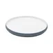 GET 21379-TOH/BL Cheforward Hatch Plate, 10.5" Round Two-Tone Melamine – Honey/Bluejay 1 image