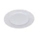 GET WP-10-RMM-W Riva Maris Wide Rim Plate, 10.25" Dia., White Matte Melamine, Reusable Dinnerware 1 image