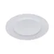 GET WP-11-RMM-W Riva Maris Wide Rim Plate, 11.25" Dia, Matte White Melamine Reusable 1 image