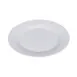GET WP-6-RMM-W Riva Maris 6" White Melamine Wide Rim Matte Reusable 6" Diameter Plate 1 image