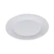 GET WP-8-RMM-W - 8" White Riva Maris Melamine Plate, Wide Rim, Matte, Reusable Dinnerware 1 image