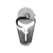 Glastender TR Towel Ring – Polished Stainless Steel, 4" Diameter Wall-Mount Hotel Rooms, Commercial 1 image