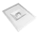 GSW USA DN-FBC1510P Flour Bin Cover, 15" x 10" Plastic Lid for Restaurant Ingredient Storage 1 image