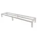GSW USA RA-6014 Vented Dunnage Rack, 60"L x 14"W x 8"H, All-Welded Aluminum Tube, 1000 lbs, ETL Certified 1 image