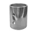 GSW USA S-LST2 Leg Socket, Straight 1-7/8" Dia. x 2-1/2" L, IPS Pipe, Stainless Steel Table Base 1 image