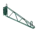 1880 Hospitality FWB14SG Direct Mount Wall Bracket, 14" Deep, Green Epoxy Finish, All-Welded Construction for Wet/Dry Storage, NSF 1 image