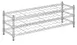 Hubert 122643 Kratos Wire Wine Rack, 48"W x 14"D x 14"H, 3-Shelf, 33-Bottle Capacity, Chrome Finish, NSF Certified 1 image
