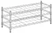 Hubert 12818 Kratos Wire Wine Rack, 36"W x 14"D x 14"H, 24-Bottle Capacity, Chrome Finish, NSF Certified 1 image