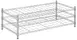 Hubert 155098 Kratos Wire Wine Rack, 48"W x 24"D x 14"H Countertop Rack with 3 Shelves, 66-Bottle Capacity, Chrome Finish, NSF Certified 1 image