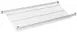 Hubert 182608 Kratos Wire Shelving Unit, 60"W x 18"D, 4" Slanted, Chrome Finish, NSF Certified 1 image