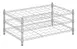 Hubert 182788 Kratos Wire Wine Rack, 36"W x 24"D x 14"H Countertop, 14" Posts, 3-Shelf, 48-Bottle Capacity, Chrome Finish, NSF-Certified 1 image