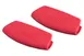 Lodge ASBG41 Silicone Handle Grip Set, Red, Oven Safe to 425°F, Dishwasher Safe - 2/Set 1 image