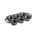 Lodge BW6MFN Muffin Pan 12-7/10" W x 7" D x 1-1/2" H, 6 2-7/10" Cups, Iron, PFOA/PTFE Free, USA Made 1 image