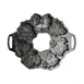 Lodge BWHW Holiday Wreath Pan – 7 Cakeletes, Uncoated Seasoned Cast Iron, Stove/Induction/Oven Safe 1 image