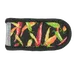 Lodge HH12 Handle Holder, 8" Cloth Cover, Multi‑Color Chili Pepper, Heat Guard to 350°F, Made in USA 1 image