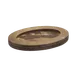 Lodge UMSOV - Oval Wood Underliner for Sizzling Platters, 7½" L x 5½" W, Hand Wash Only, Made in USA 1 image