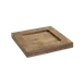 Lodge UMSS Square Wood Underliner, 6" x 6" Sizzling Platter Insert, Hand Wash Only, Made in USA 1 image