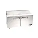 MVP Group KIN60SP-HC 60" 2-Door Sandwich and Salad Prep Table, 8 Pans 1 image