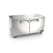 MVP Group KIN60UCF-HC 60" 2-Door Undercounter Freezer, Stainless Steel, 15.5 cu. ft., -8° to 0°F 1 image