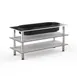 Steelite MGCMLE03CSXF Configurable Buffet Table - Modular Mogogo Unit, White Carrera Stainless Steel, Mixed Materials, 1 per Case, Modular Collection (Min. Case Qty) 1 image