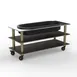 Steelite MGCMLE03MBXH Modular Salad Bar Unit, 71.0" x 29.5" x 35.0", Marble Brushed Brass & Grey Slate SS, Mogogo Design, Mixed Materials, 1 per Case, Modular Collection (Min. Case Qty) 1 image