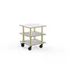 Steelite MGCMLX03CBXH Configurable Buffet Table, Modular Small Unit, White Carrera Brushed Br, Mixed Materials, 1 per Case, Modular Collection 1 image