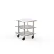 Steelite MGCMLX03CSXW Modular Classic Small Unit Buffet Table, White Carrera Stainless Steel, Mixed Materials, 1 per Case, Mogogo Design, Restaurant Table 1 image
