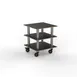 Steelite MGCMLX03MSXH Configurable Buffet Table, Modular Classic Small Unit, 29.5" x 29.5" x 35.0", Grey Slate Brushed Stainless Steel, Mogogo, Mixed Materials, 1 per Case, Modular Collection (Minimum Case Qty) 1 image