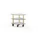 Steelite MGCMLX04CBXH Modular Classic Corner Buffet Table, White Carrera Brushed Finish, Mixed Materials, Mogogo Design, Sold per Case (1 Unit) 1 image